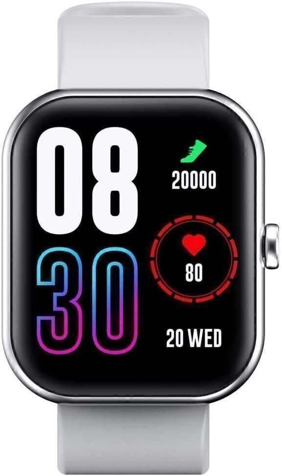 Infinix XW1 Smart Watch - Silver, Waterproof IP68, V5.0 Bluetooth, Heart rate, Blood Oxygen, Sleep, Pressure, 1.83"IPS, Battery 270 mAH, 123+ Sports Modes, 100+ Watch faces, 12-month Warranty.