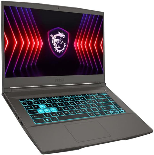 MSI Thin 15 B12UCX|i5-12450H| RTX 2050 4GB| 8GB RAM DDR4 3200Mhz | 512GB NVMe Gen4x4| 15.6" IPS FHD 144Hz 45% NTSC Display| Blue Backlit Gaming Keyboard| DOS| Cosmos Gray| 2 Years Local Warranty