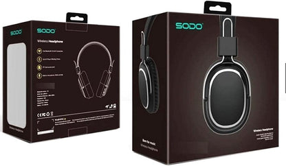 wireless headphone sodo sd-1004 - Black
