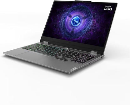 Lenovo Loq Essential 15IAX9E Gaming: Ci5-12450HX 16GB 512GB SSD, RTX 4050 6GB 15.6" FHD-144Hz-300nits, Backlit-A/E KB grey + Loq RGB M100 Mouse