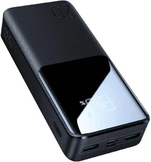 Joyroom JR-QP192 20000mAh 22.5W fast charging powerbank with LCD display - Black