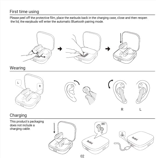 Xiaomi Wireless Earphones, Redmi buds 6 Play, 36 Hours Playtime, AI Call Noise Reduction, Ultra Lightweight, Compatible with Google Fast Pair, Fast Charging, Black |6 month manufacturer warranty