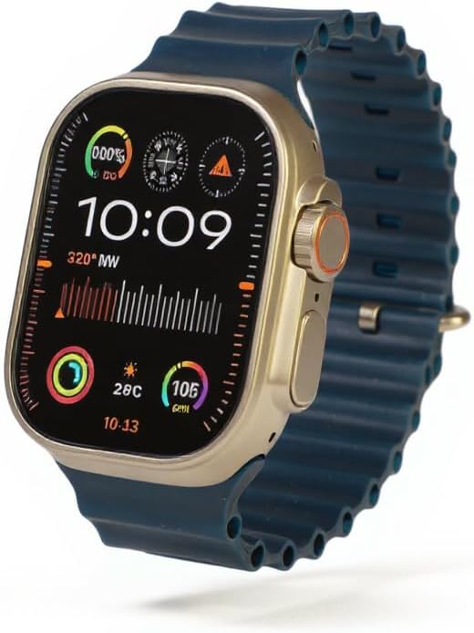 ConnectME SP8 Ultra Max Smart Watch, 49 mm Screen Size, Orange