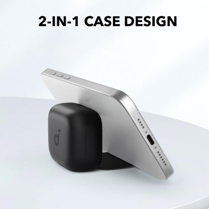 Soundcore By Anker R50i NC True Wireless Earbuds 10mm Drivers with Big Bass, Bluetooth 5.3, 45H Playtime, IP54, AI Clear Calls with 4 Mics, 22 Preset EQs via App-Black, 18 Months Warranty