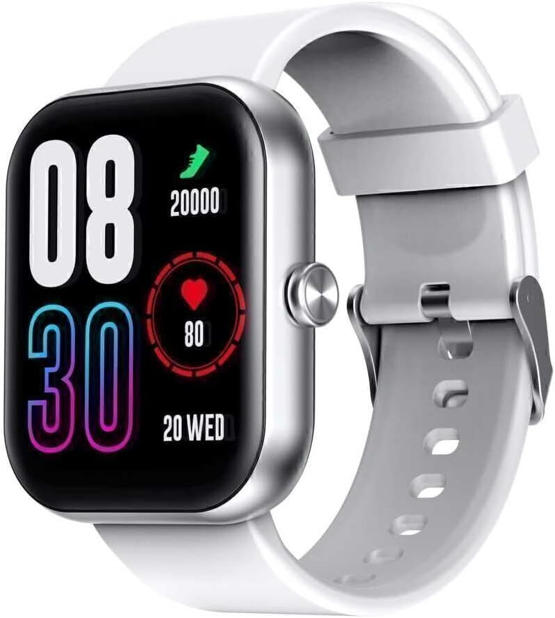 Infinix XW1 Smart Watch - Silver, Waterproof IP68, V5.0 Bluetooth, Heart rate, Blood Oxygen, Sleep, Pressure, 1.83"IPS, Battery 270 mAH, 123+ Sports Modes, 100+ Watch faces, 12-month Warranty.