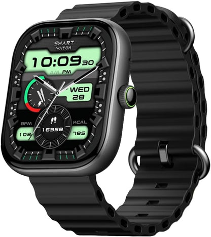 Oraimo OSW-807 Watch 6 Smartwatch with AI-Generated Watch Faces, Health Monitoring, and Long Battery Life - Black
