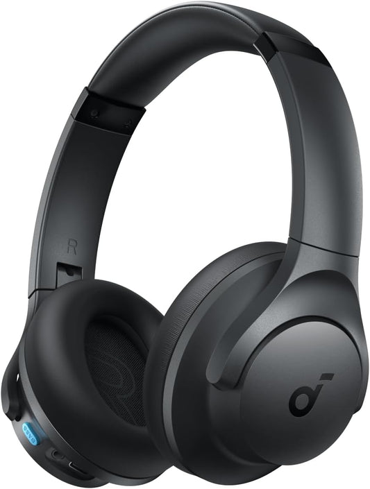 ANKER Soundcore Q11i Wireless Headphones, 40mm Dynamic DriverHi-Res Audio, One-Touch Bass Boost, 60-Hour Playtime, Detachable Ear Cushions, Bluetooth V5.3, Dark Gray | 18 Months Warranty