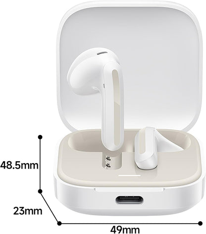 Xiaomi Wireless Earphones, Redmi buds 6 Play, 36 Hours Playtime, AI Call Noise Reduction, Ultra Lightweight, Compatible with Google Fast Pair, Fast Charging, Black |6 month manufacturer warranty