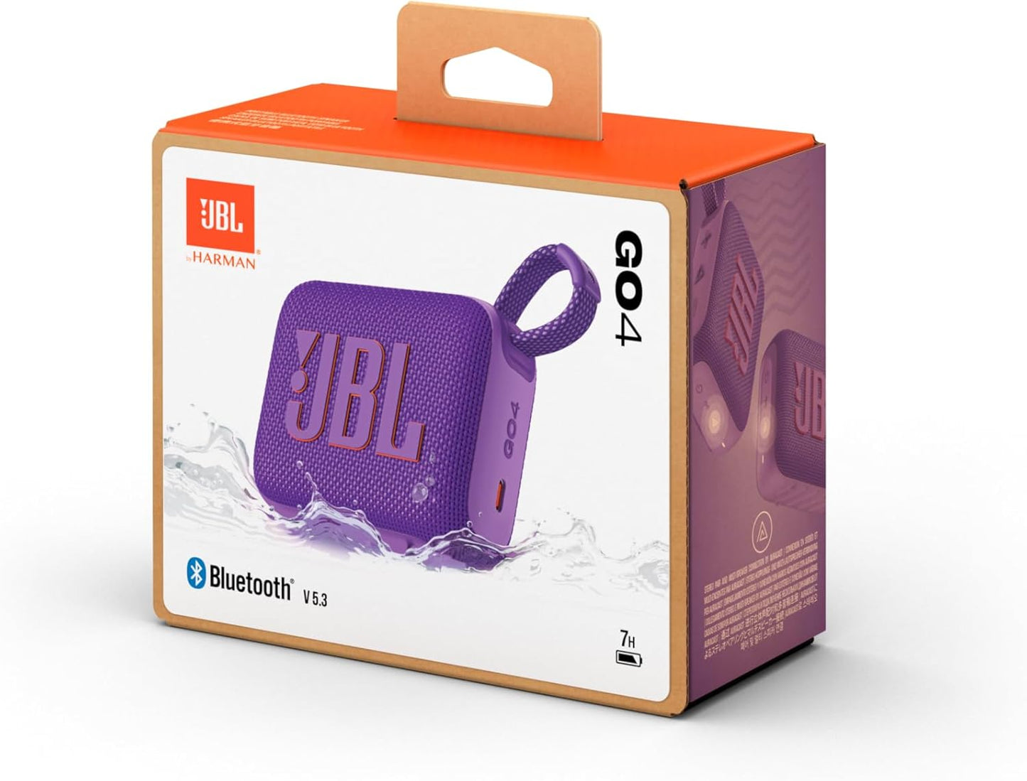 JBL Go 4 Portable Bluetooth Speaker: JBL Pro Sound, Deep Bass | 7+2 Hours Runtime with Playtime Boost | IP67 Waterproof & Dustproof | Multi-Speaker Connection | Vibrant Blue | 1 Year Local warranty