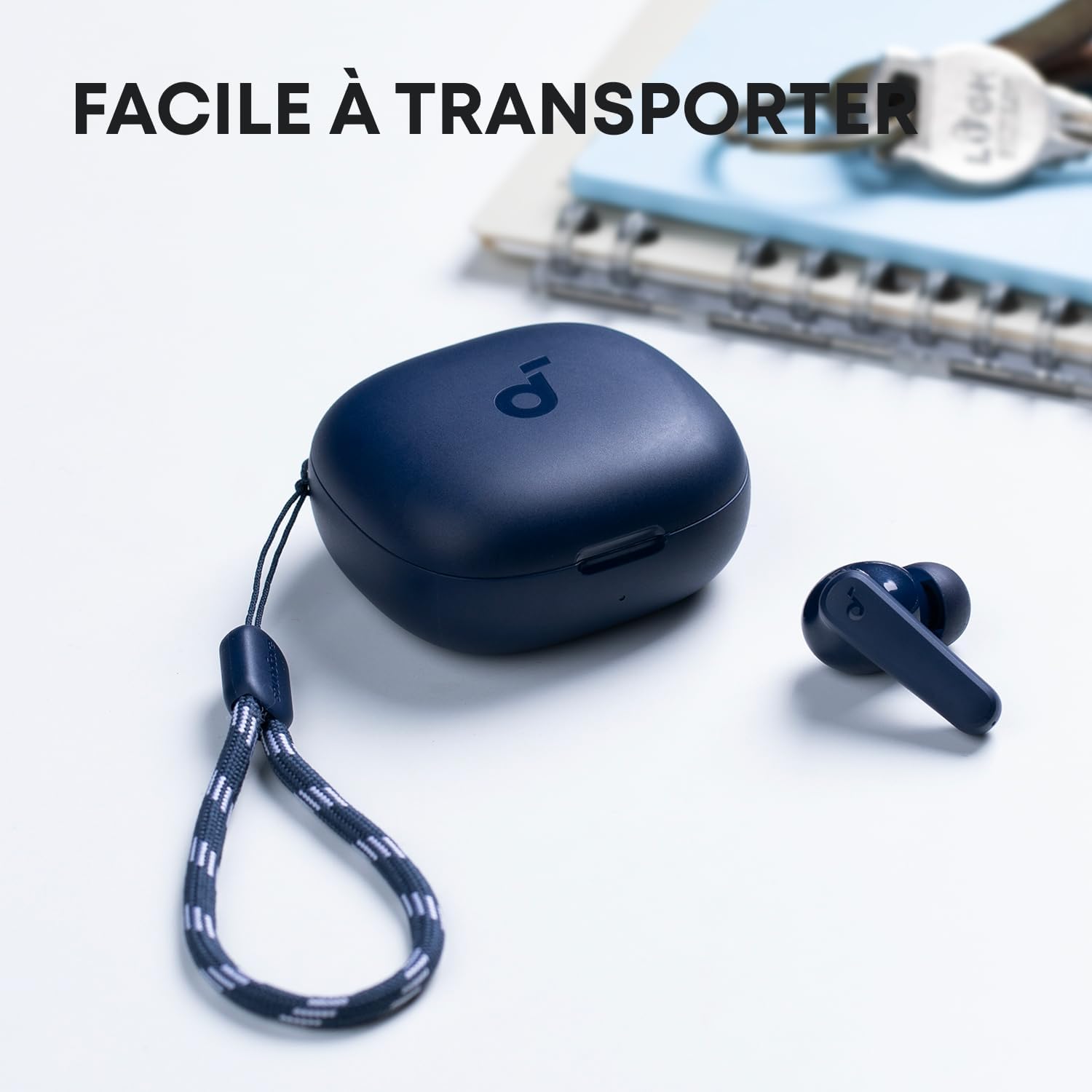 soundcore by Anker R50i VI True Wireless Earbuds, 10mm Drivers with Big Bass, Bluetooth 5.3, 30H Long Playtime, Water-Resistant, 2 Mics for AI Clear Calls, (Blue) - 18 Months Warranty