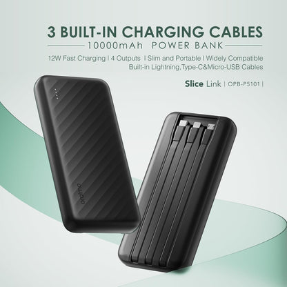 Oraimo Traveler 15 Flash 20000mAh Power Bank with 15W Fast Charging,Type-C & USBs Triple Output, Multi-Layer Protection with 3D Texture Exterior