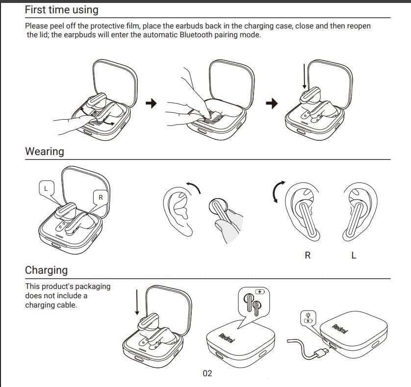 Xiaomi Wireless Earphones, Redmi buds 6 Play, 36 Hours Playtime, AI Call Noise Reduction, Ultra Lightweight, Compatible with Google Fast Pair, Fast Charging, Black |6 month manufacturer warranty