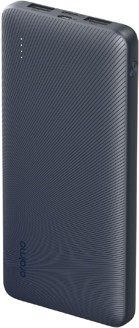 Oraimo Toast 15 Flash 10000mAh Power Bank with 15W Type C Fast Charging,USB&Type C Triple Output,Power Delivery, Type C &Micro Input,Multi-Layer Protection &3D Texture Exterior