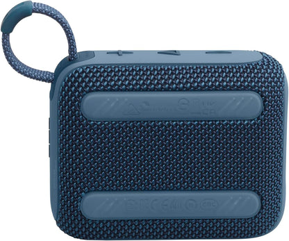 JBL Go 4 Portable Bluetooth Speaker: JBL Pro Sound, Deep Bass | 7+2 Hours Runtime with Playtime Boost | IP67 Waterproof & Dustproof | Multi-Speaker Connection | Vibrant Blue | 1 Year Local warranty
