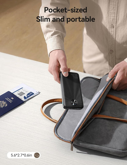 Joyroom JR-PBF15 22.5W 10000mAh LED Fast Charging Power Bank, Black|12 Months Warranty