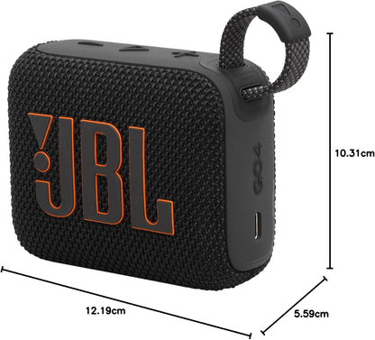JBL Go 4 Portable Bluetooth Speaker: JBL Pro Sound, Deep Bass | 7+2 Hours Runtime with Playtime Boost | IP67 Waterproof & Dustproof | Multi-Speaker Connection | Vibrant Blue | 1 Year Local warranty