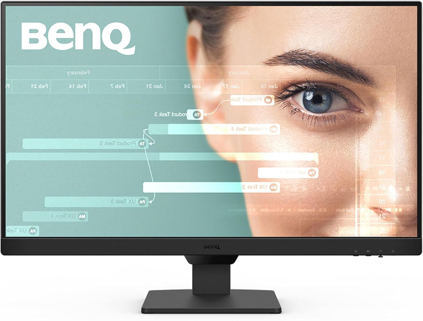 BenQ GW2790 27" Gaming Monitor | Smooth 100Hz | True 99% sRGB Color | Eye Protection | Sleek Frameless Design | Multiple Connections | Built-in Audio | Ready to Use | 3 Year Warranty