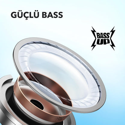 Anker Soundcore R50i Black True Wireless Earbuds with 10mm Drivers, Big Bass, Bluetooth 5.3, 30H Playtime, IPX5 Water Resistant, AI Clear Calls, 2 Mics, 18 Months Warranty, Black