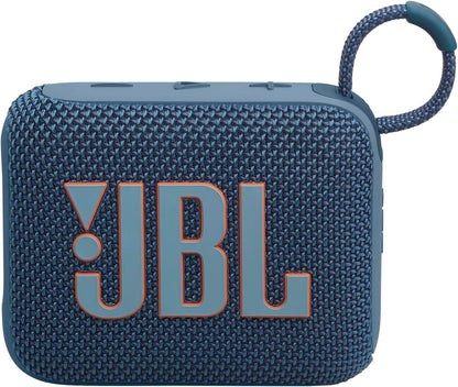 JBL Go 4 Portable Bluetooth Speaker: JBL Pro Sound, Deep Bass | 7+2 Hours Runtime with Playtime Boost | IP67 Waterproof & Dustproof | Multi-Speaker Connection | Vibrant Blue | 1 Year Local warranty