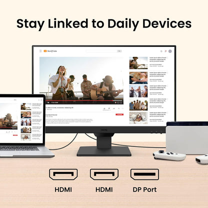 BenQ GW2790 27" Gaming Monitor | Smooth 100Hz | True 99% sRGB Color | Eye Protection | Sleek Frameless Design | Multiple Connections | Built-in Audio | Ready to Use | 3 Year Warranty