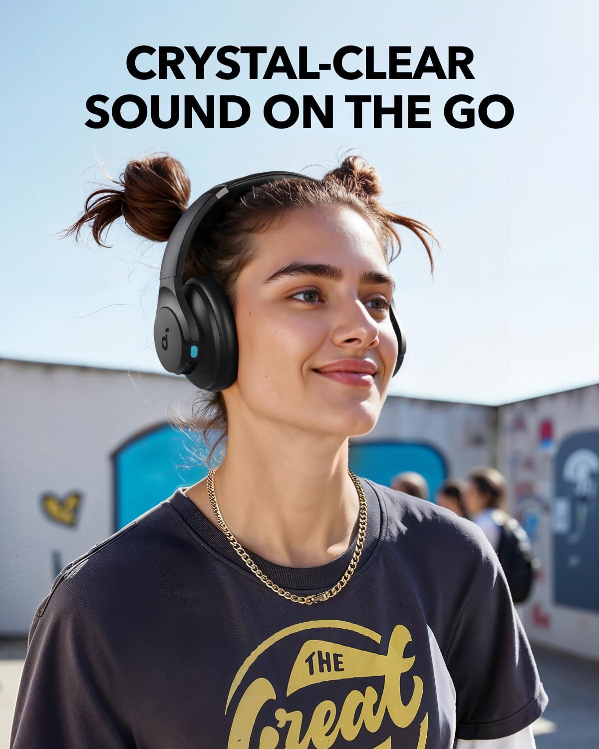 ANKER Soundcore Q11i Wireless Headphones, 40mm Dynamic DriverHi-Res Audio, One-Touch Bass Boost, 60-Hour Playtime, Detachable Ear Cushions, Bluetooth V5.3, Dark Gray | 18 Months Warranty