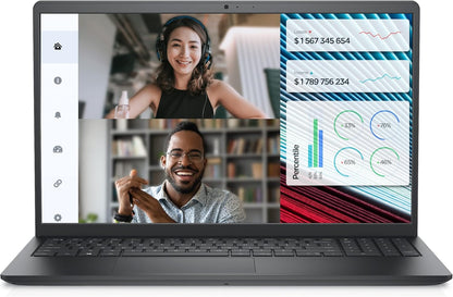 Dell Vostro 3530 Laptop - 13th Intel Core i7-1355U 10-Cores, 8GB RAM, 512GB SSD, Intel UHD Graphics, 15.6" FHD (1920 x 1080) 120Hz 250 nits Anti-Glare LED Backlit Narrow border, Ubuntu - Carbon Black