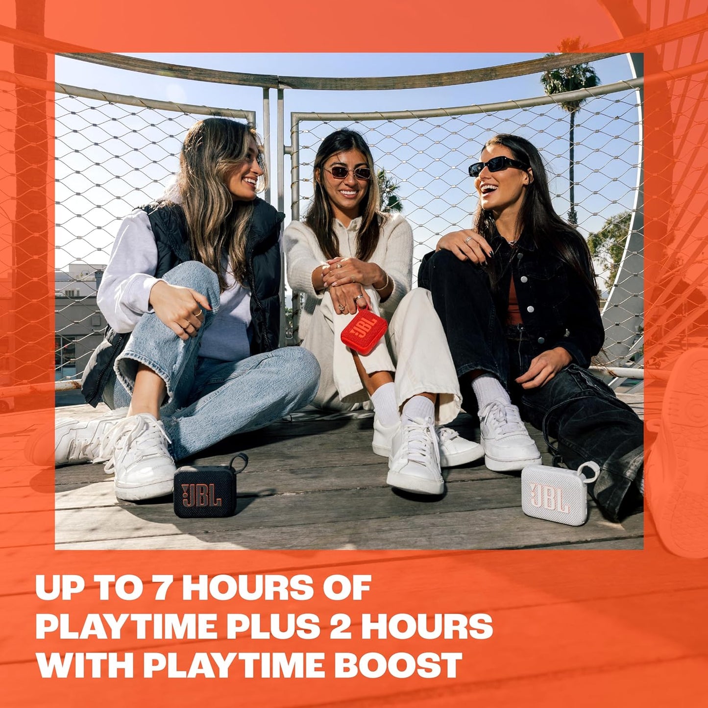 JBL Go 4 Portable Bluetooth Speaker: JBL Pro Sound, Deep Bass | 7+2 Hours Runtime with Playtime Boost | IP67 Waterproof & Dustproof | Multi-Speaker Connection | Vibrant Blue | 1 Year Local warranty